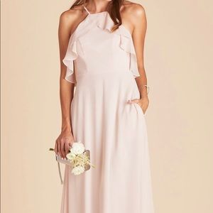 BIRDY GREY JULES DRESS - PALE BLUSH - SMALL